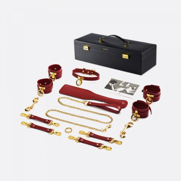 Leather Kinky Tools Set_RED