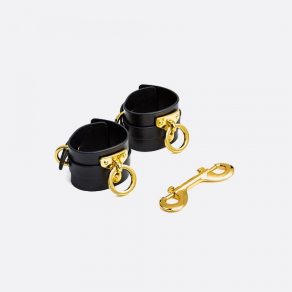 Leather Ankle Cuffs_BLACK