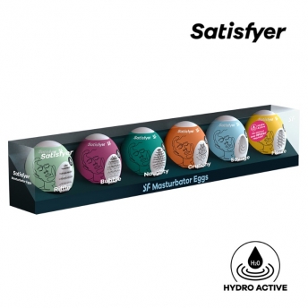 Satisfyer(새티스파이어) 마스터베이터 에그 6종 SET