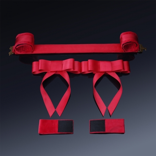 UPKO 리본 스프레더 바&구속 세트(PORTABLE BOWKNOT SPREADER BAR AND RESTRAINT SET)