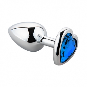 크리스탈 하트 애널 플러그 메탈_(M)